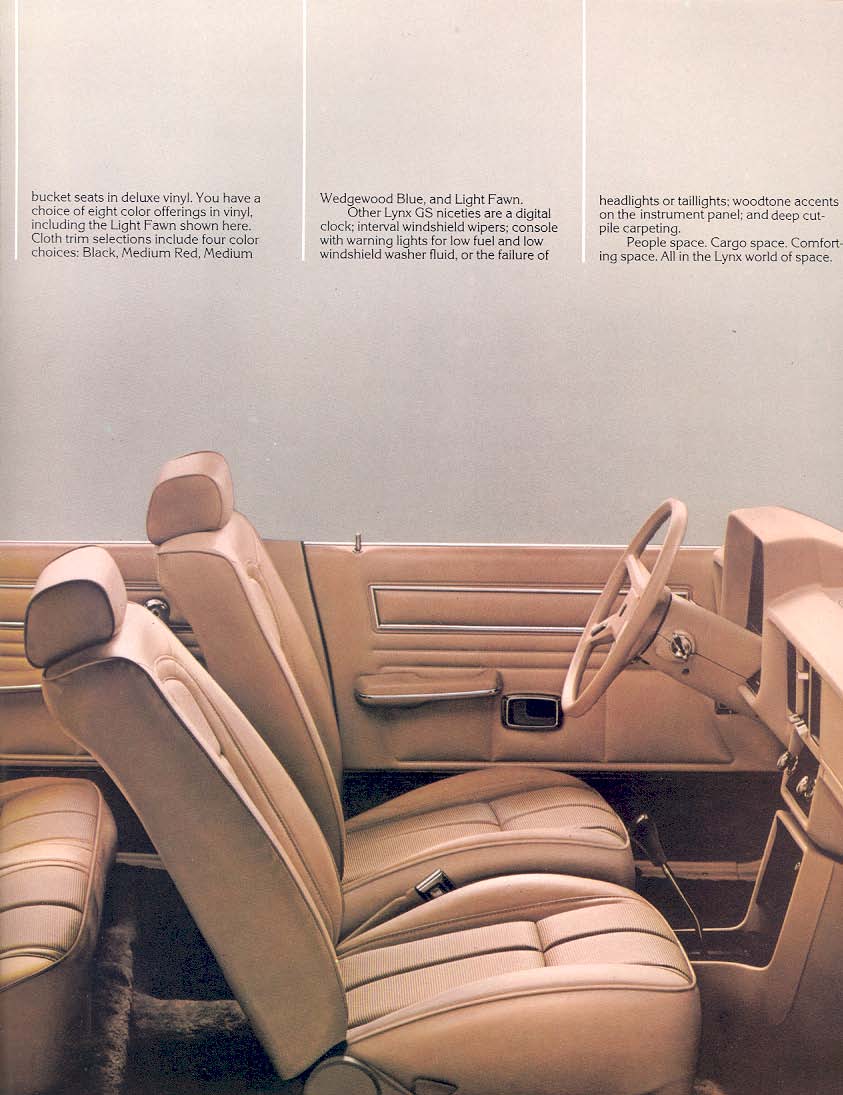 1982 Mercury Lynx Brochure Page 10